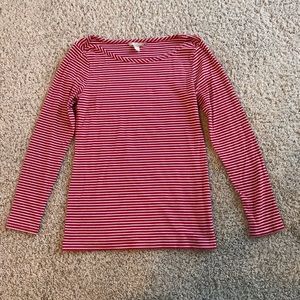 Banana republic striped long sleeve